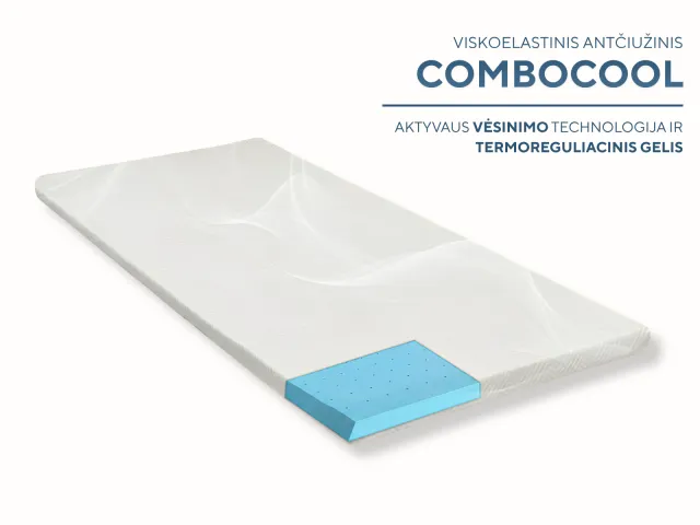 Antčiužinis Homedi Combocool, 140x190x5 cm