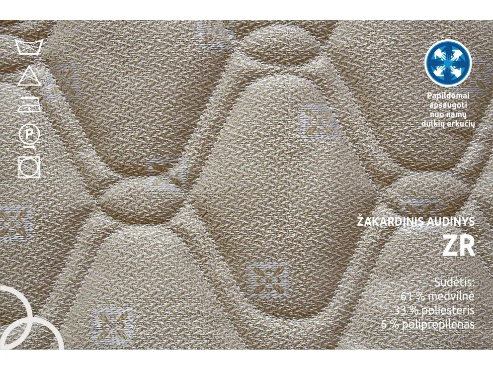 Čiužinys Gemega Amadeo, 180x200x20 cm