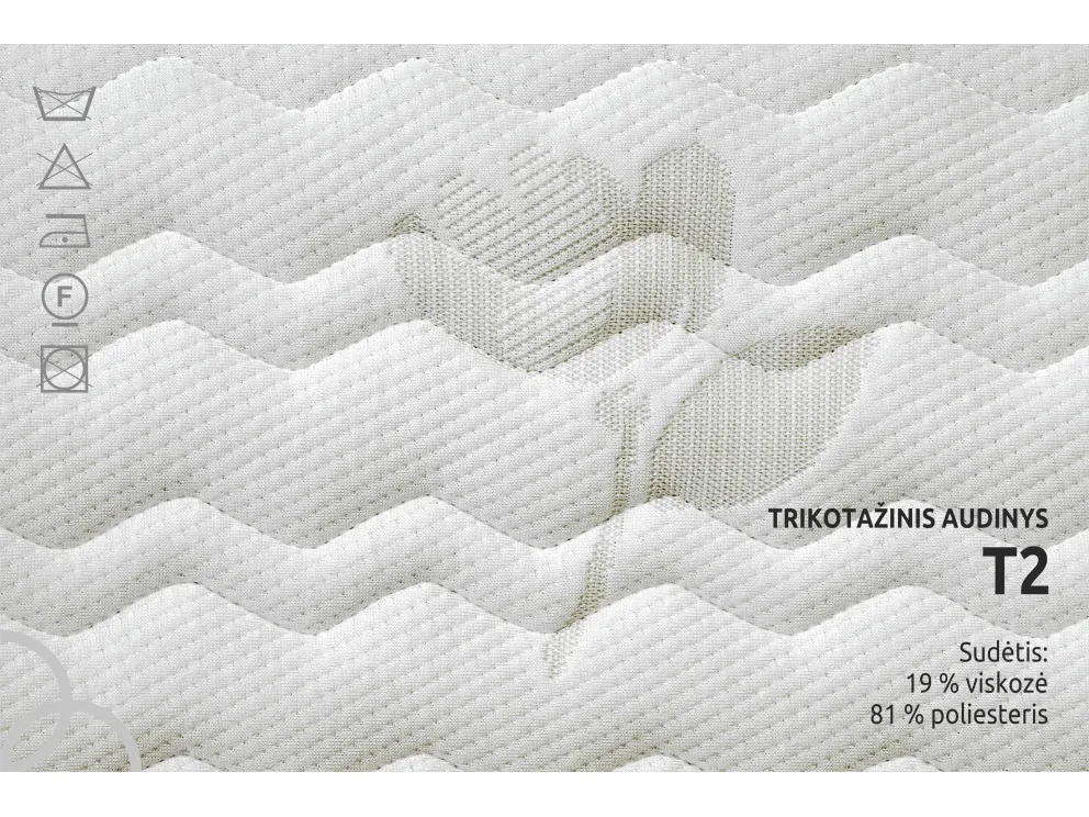 Gemega antčiužinis HR, 140x200x6