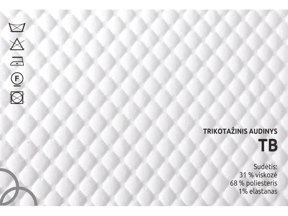Gemega antčiužinis HR, 200x200x6