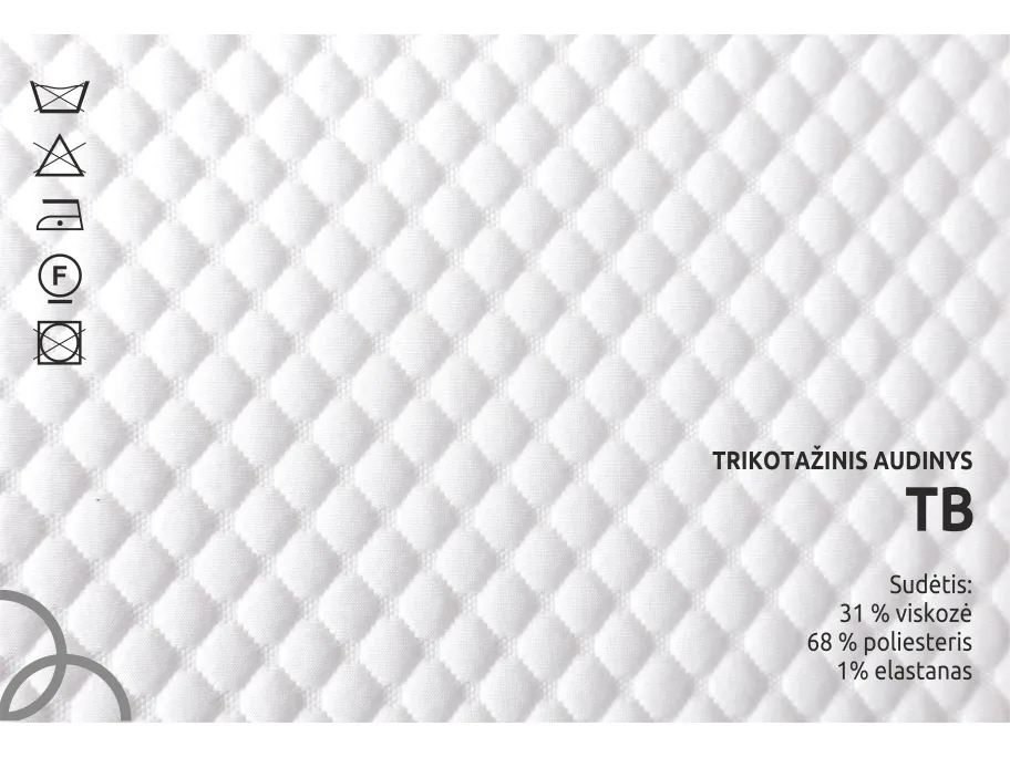 Gemega antčiužinis HR, 200x200x6