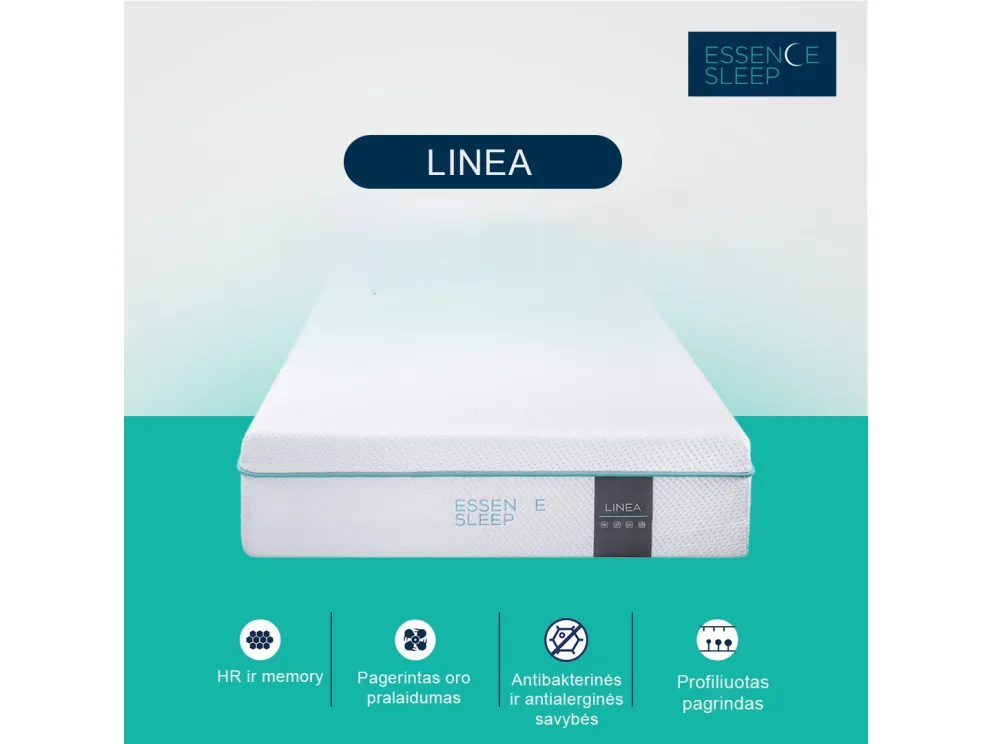 Čiužinys Essence sleep Linea 140x200x22 cm