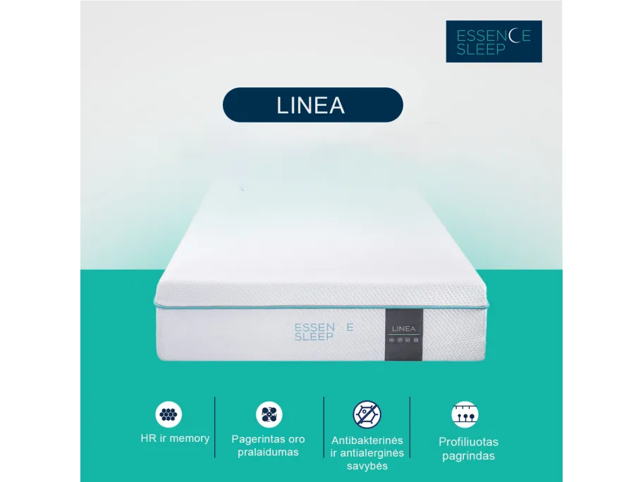 Čiužinys Essence sleep Linea 140x200x22 cm
