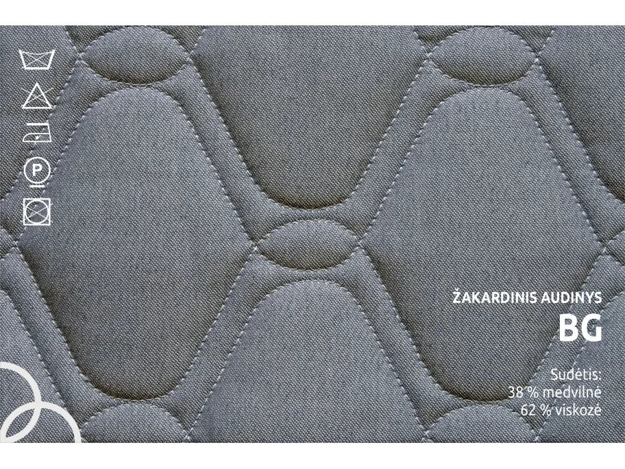 Čiužinys Gemega Amadeo Super HR, 160x200x18 cm