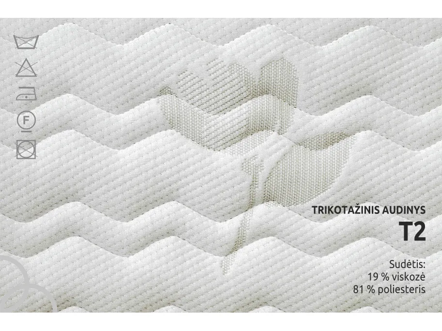 Čiužinys Gemega Amadeo Super Lateksas, 200x200x18 cm