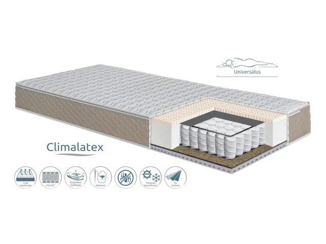 Čiužinys Gemega Amadeo Clima, 80x195x18 cm