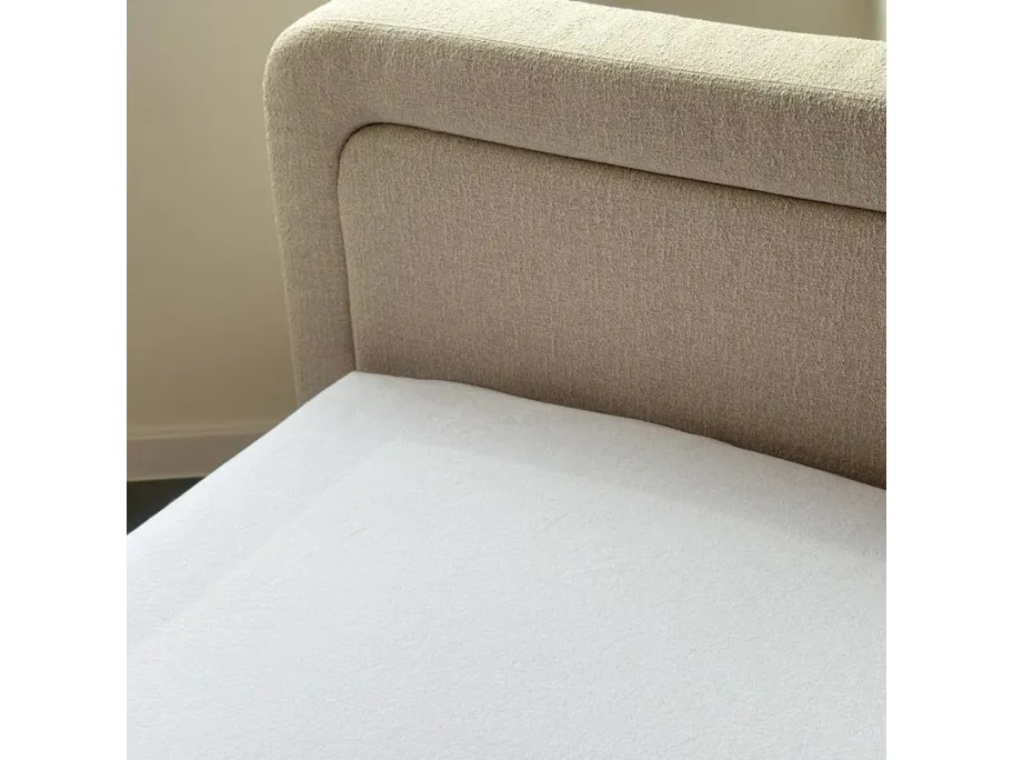 Neperšlampama paklodė su guma Terry, 160x200x25 cm