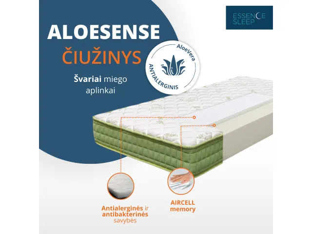 Čiužinys Essence sleep Aloesense, 160x200X18 CM