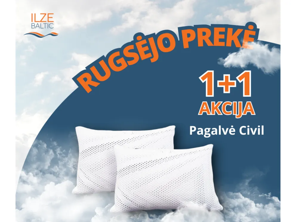 Akcija 1+1! Pagalvė Civil, 40x60