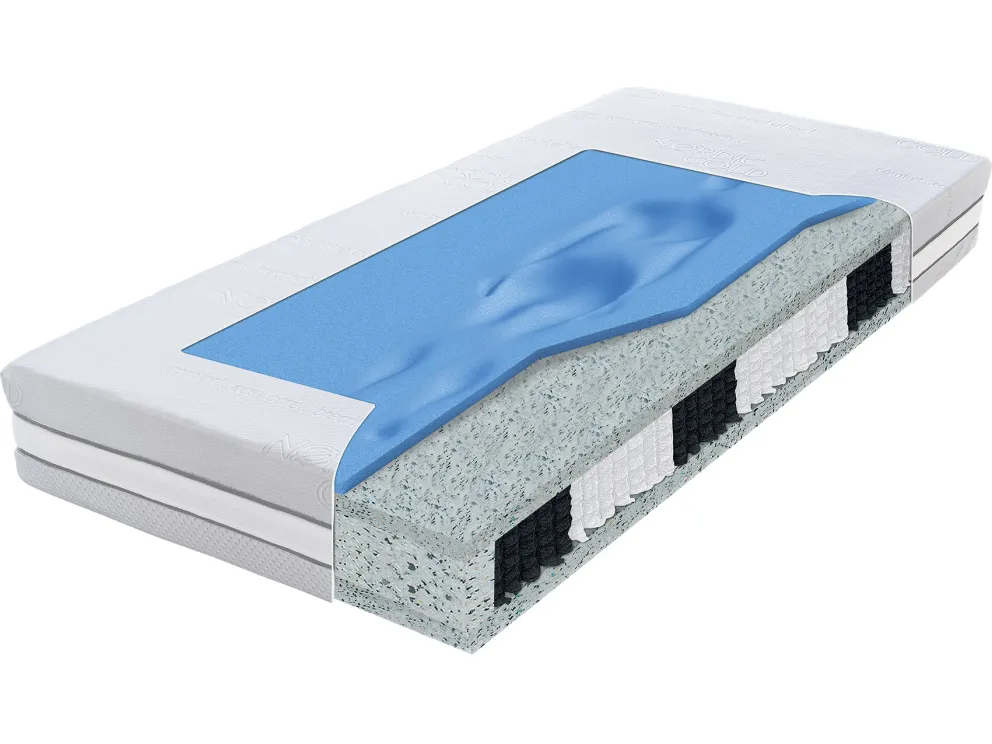 Čiužinys Materasso Hybrid AquaSleep, 160x200x26 cm