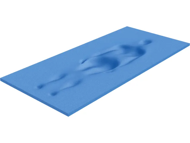 Čiužinys Materasso Hybrid AquaSleep, 140x200x26 cm 2