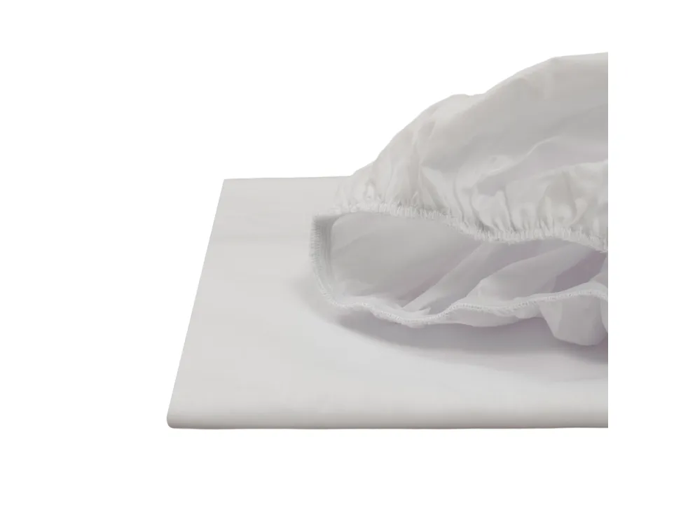Comco paklodė su guma Simple White, 160x200