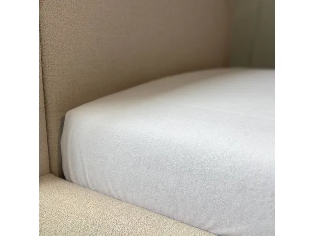 Neperšlampama paklodė su guma Terry, 150x200x25 cm