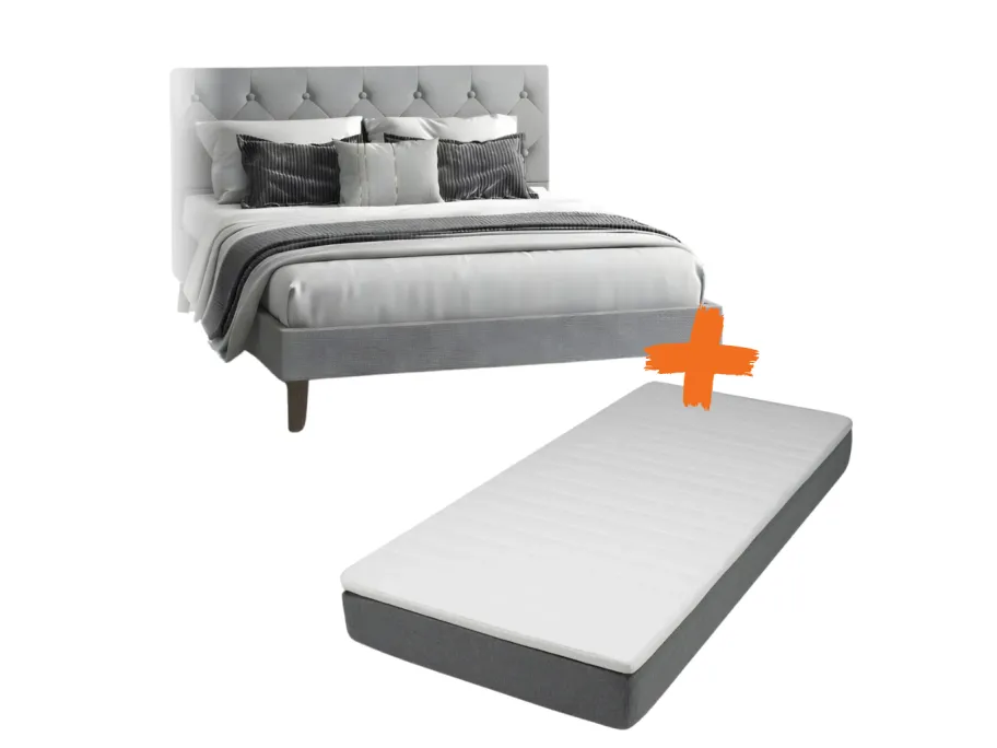 Lova Aura I + Čiužinys, 150x200 cm